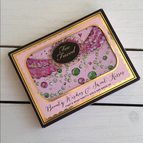 NIB Too Faced Beauty Wishes & Sweet Kisses Palette - Picture 6 of 6